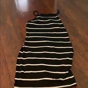 Adorable striped body con dress